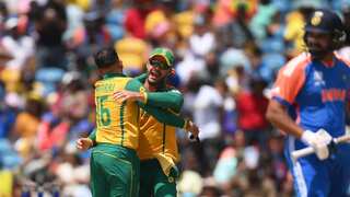 T20 WC 2024, Final: W.0.W! SA's Keshav Maharaj dismisses Rohit, Pant within three balls to jolt India - WATCH