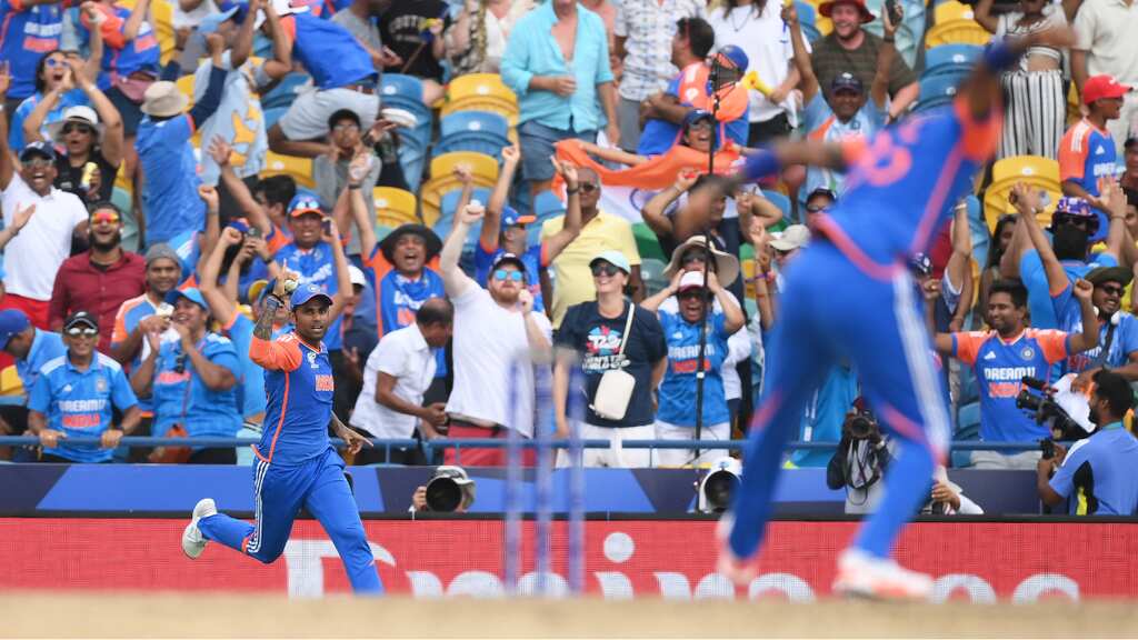 WATCH : Suryakumar Yadav catch to dismiss David Miller in final over of India vs SA T20 World Cup Final