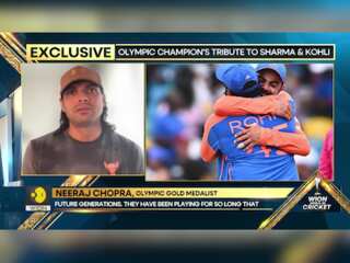 Exclusive: Neeraj Chopra's tribute to Rohit Sharma & Virat Kohli