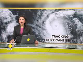 Hurricane Beryl builds into a major category 4 hurricane as it makes its way towards the Caribbean