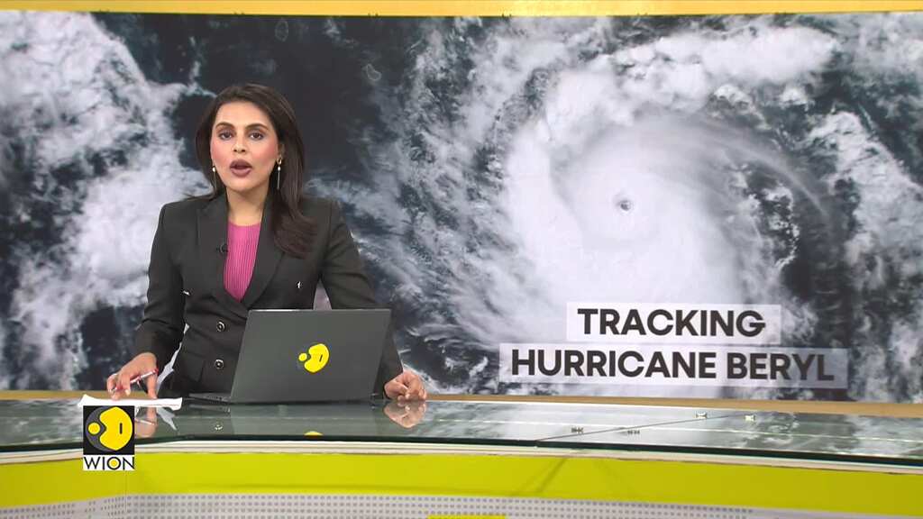 Hurricane Beryl builds into a major category 4 hurricane as it makes its way towards the Caribbean