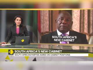 South African President Cyril Ramaphosa announces new cabinet