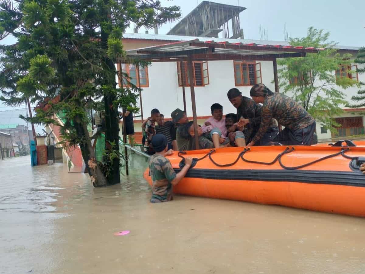 Assam floods wreak havoc, toll climbs to 34 with two more deaths Assam floods wreak havoc, toll climbs to 34 with two more deaths