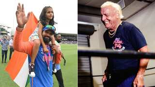 Wooo! WWE Legend Ric Flair reacts to Rohit Sharma’s iconic walk after India’s T20 WC triumph