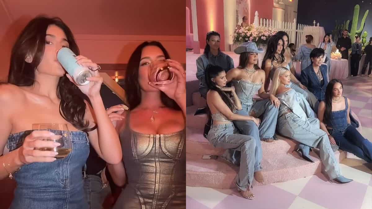 Watch: Drunk Kylie Jenner and Kim Kardashian go wild at Khloé's 40th birthday bash Watch: Drunk Kylie Jenner and Kim Kardashian go wild at Khloé's 40th birthday bash