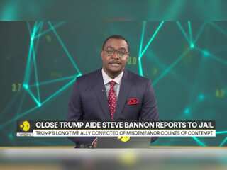 Close Trump aide Steve Bannon begins four-month prison sentence
