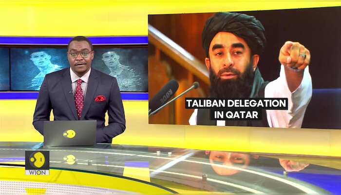 Taliban delegation attends a UN-led meeting in Qatar