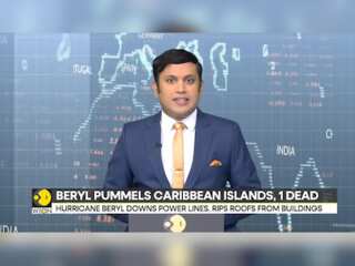 Hurricane Beryl pummels Caribbean Islands, 1 dead; residents hoard food & fuel amid fear