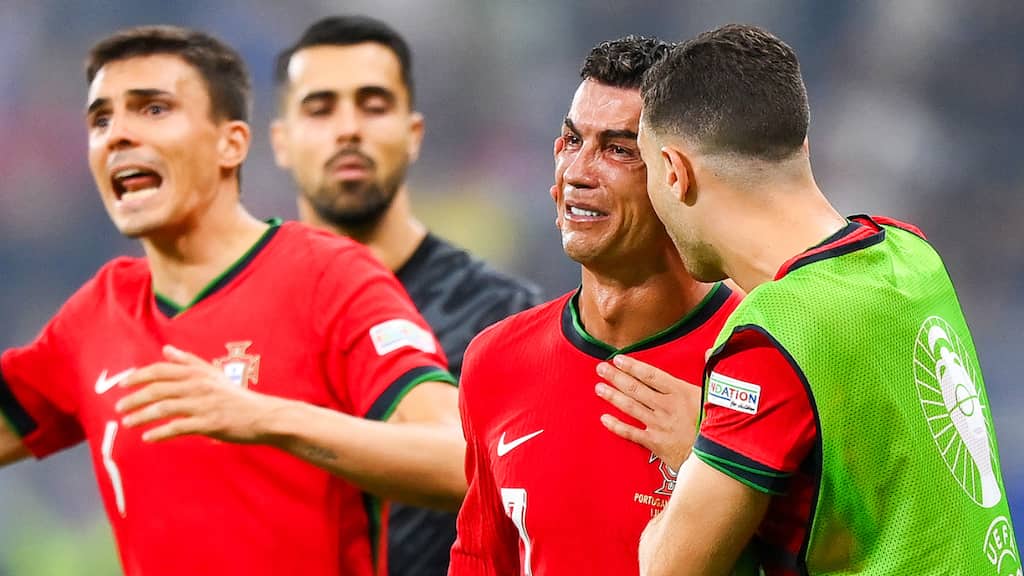 WATCH: Cristiano Ronaldo in tears after star striker misses extra time penalty in Euro 2024 against Slovenia