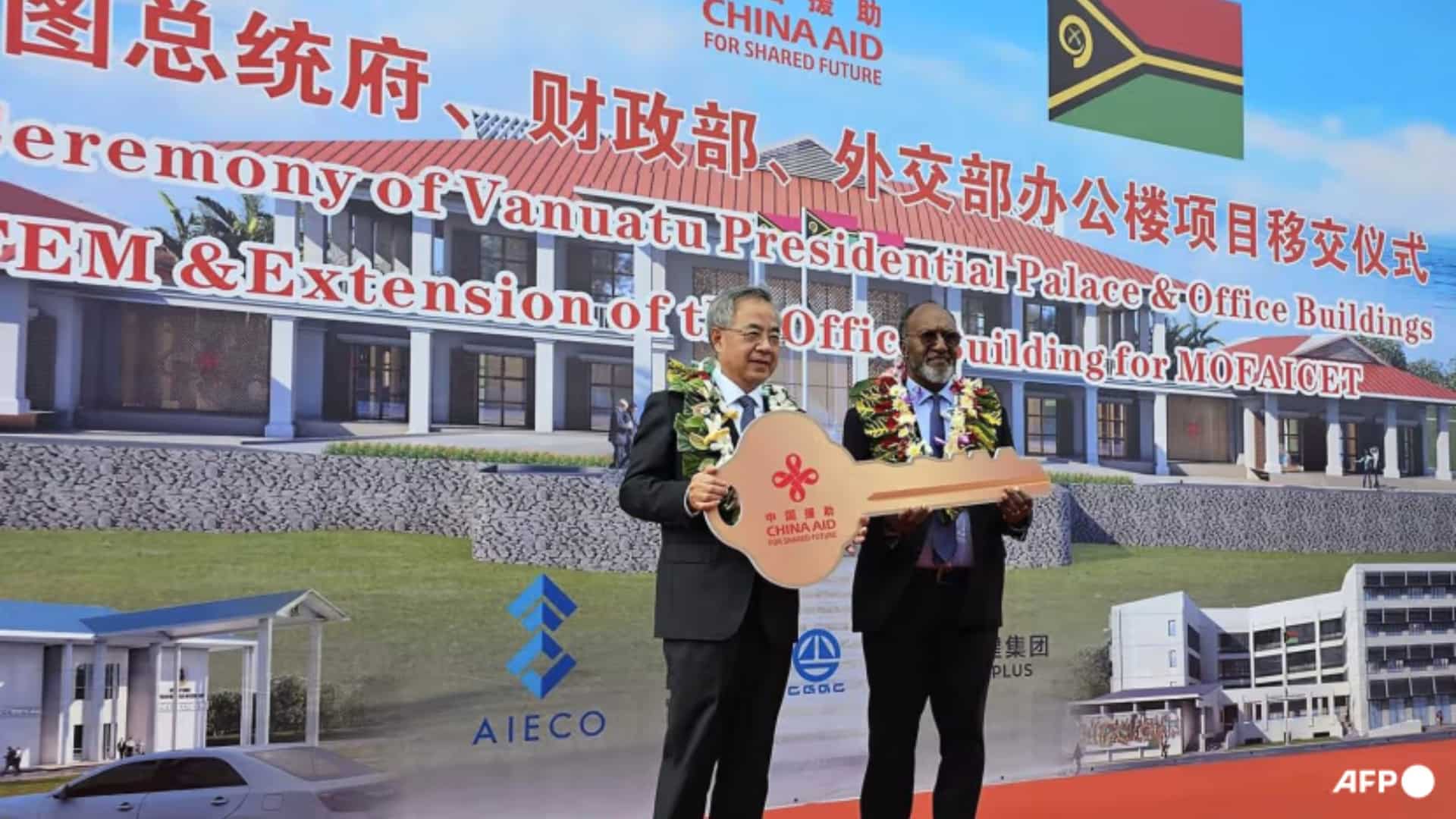 China builds new presidential palace in Pacific's Vanuatu