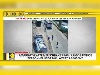 Champions coming home | Amarnath Yatra Bus' brakes fail'na