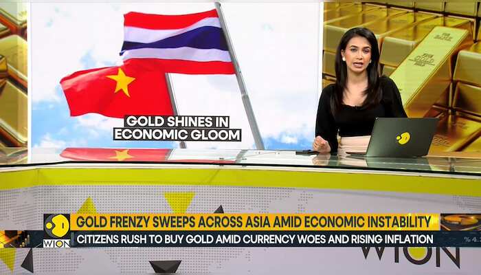 Gold frenzy sweeps across Asia amid economic stability