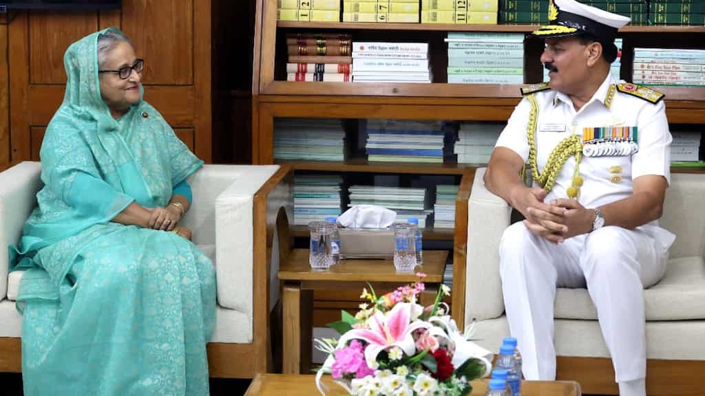 India and Bangladesh strengthen maritime ties with Navy chief Tripathi's visit