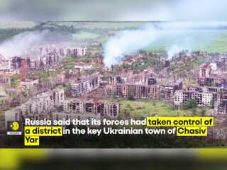 Russia claims control of part of Chasiv Yar