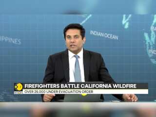 California Wildfire: 13,000 residents forced to flee their homes; flames engulf homes & vehicles