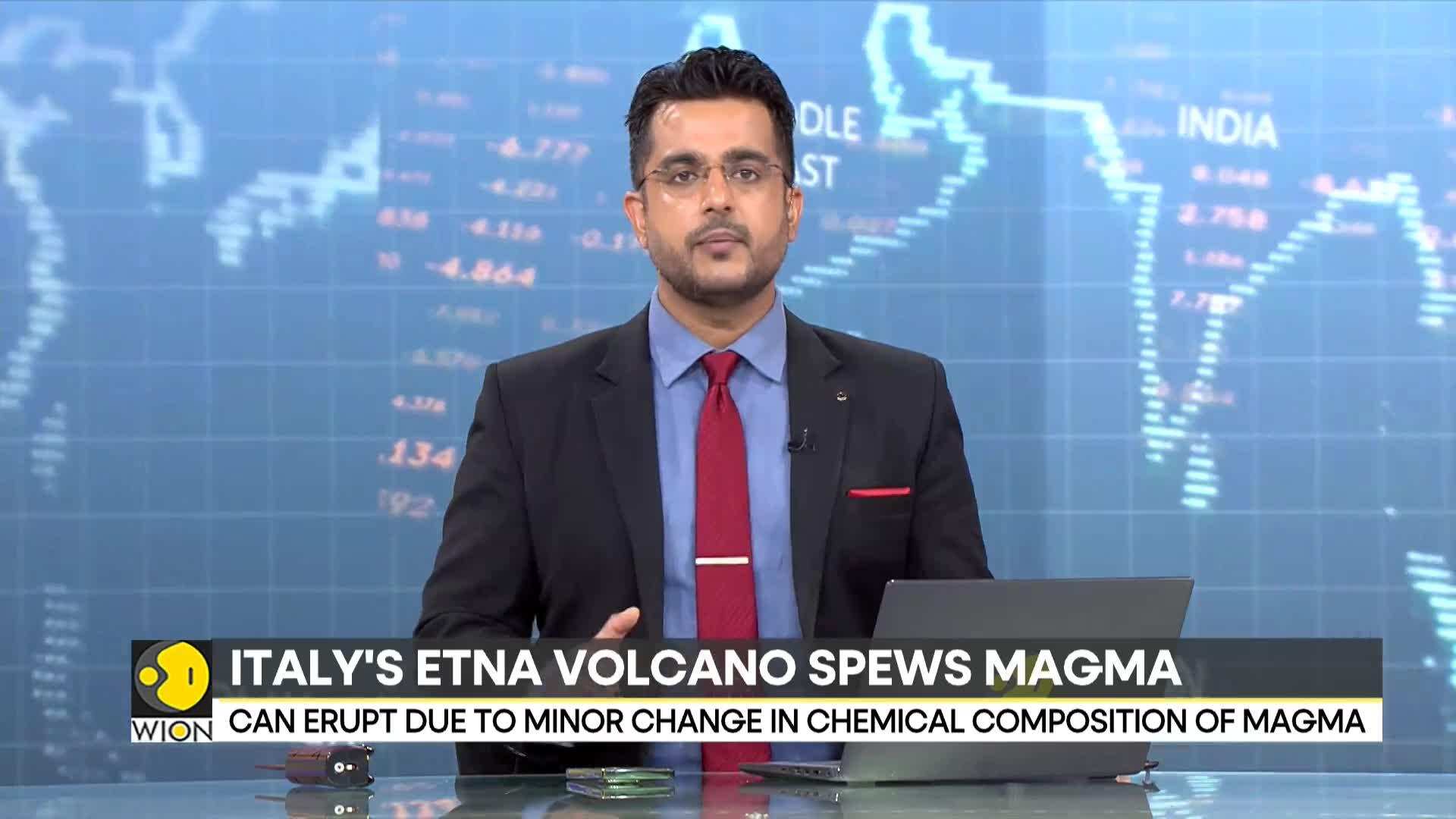 Italy: Etna volcano eruption lits up Sicilian sky - World News