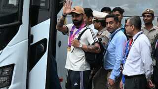 Rohit Sharma and co. return home, receive a hero's welcome in New Delhi