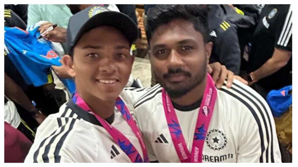 T20 World Cup: Sanju Samson shares glimpse of special 'champions' jersey as Team India return home