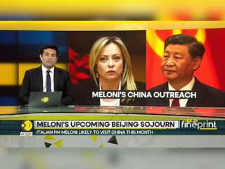 Italy PM Giorgia Meloni's diplomatic mission to China