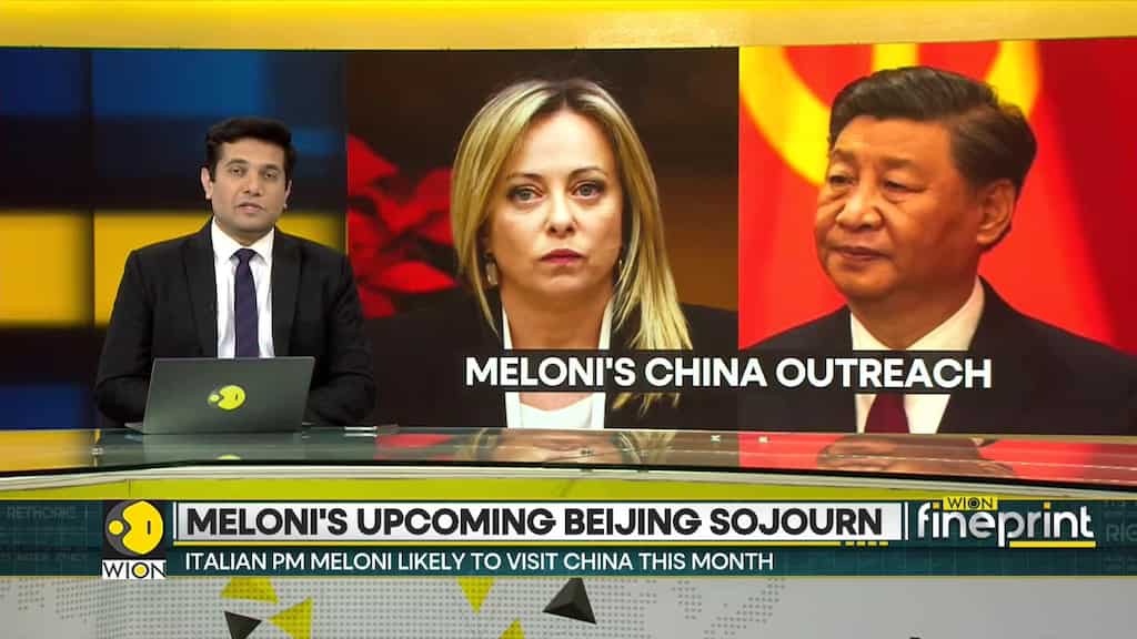 Italy PM Giorgia Meloni's diplomatic mission to China