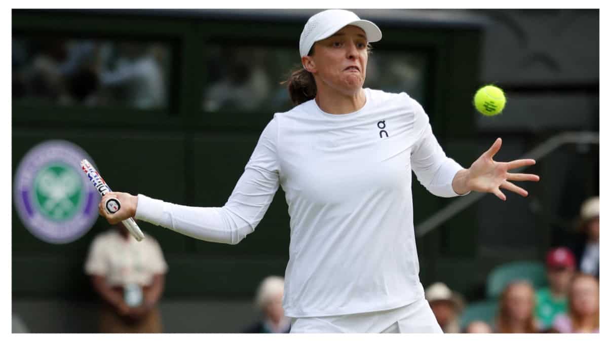 Wimbledon 2024: Top seed Iga Swiatek storms into third round with no-nonsense win over Petra Martic