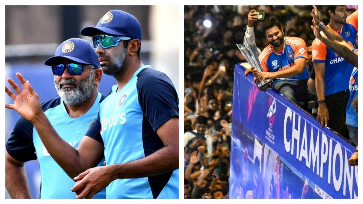 R Ashwin gets emotional, reacts to Team India's T20 World Cup victory celebrations R Ashwin gets emotional, reacts to Team India's T20 World Cup victory celebrations