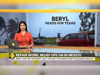 Hurricane Beryl: Tropical storm heads for Texas after causing damage in Mexico
