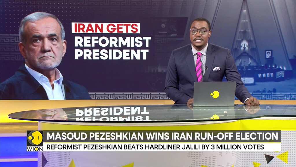 Iran Election Results 2024: Reformist Masoud Pezeshkian beats hardliner Jalili by 3 million votes