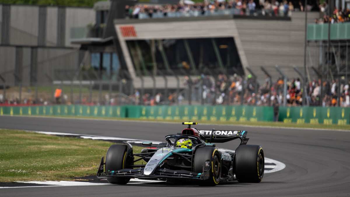 British Grand Prix: Mercedes lock one-two but George Russell pips Lewis Hamilton for pole British Grand Prix: Mercedes lock one-two but George Russell pips Lewis Hamilton for pole