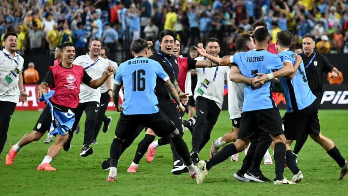 Copa America: Brazil crash out as Uruguay beat tournament favourites on penalties to enter semis