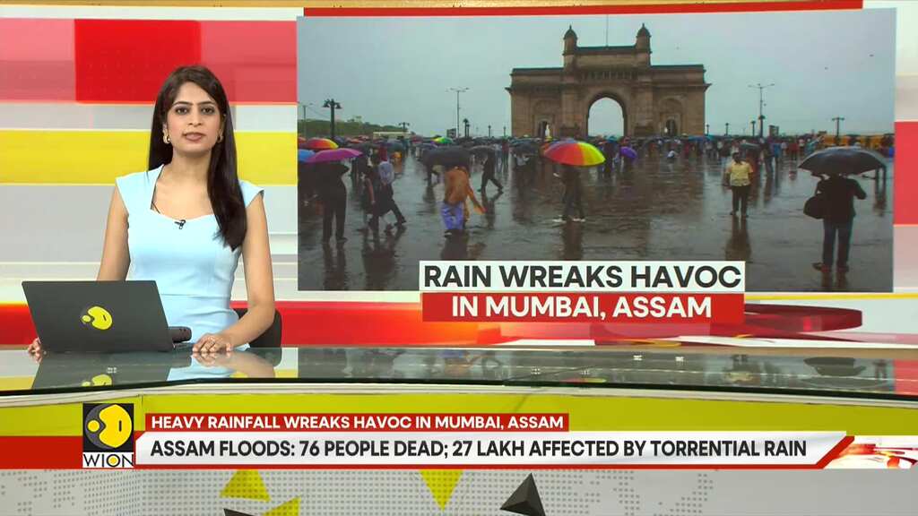 India: Heavy rainfall wreaks havoc in Mumbai, Assam
