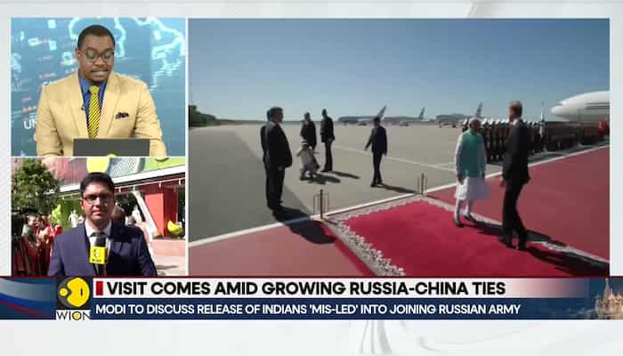 PM Modi's Russia visit: PM Modi lands in Moscow, to hold talks with Russian President Putin