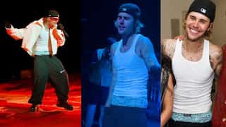 Justin Bieber's white vest-boxer outfit during a private concert in India gets the internet talking