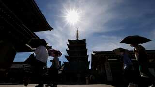 Japan issues heatstroke alerts for 26 prefectures amid intensifying heatwave