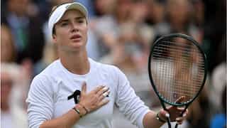 Wimbledon 2024: Ukraine's Elina Svitolina wears black ribbon during R16 match | Here's Why