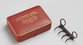 ‘Wagh Nakh’: Tiger claw-shaped weapon used by Chhatrapati Shivaji Maharaj arrives in India from London Museum