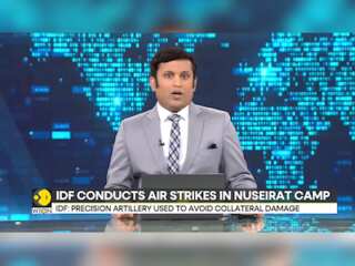 Israel-Hamas war: IDF conducts air strikes in Nuseirat Camp