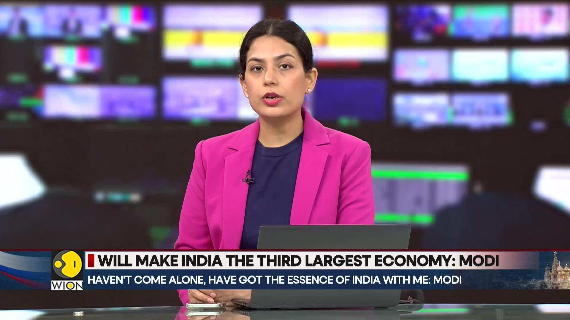 PM Modi in Russia: PM Modi interacts with Indian Diaspora in Moscow - World News