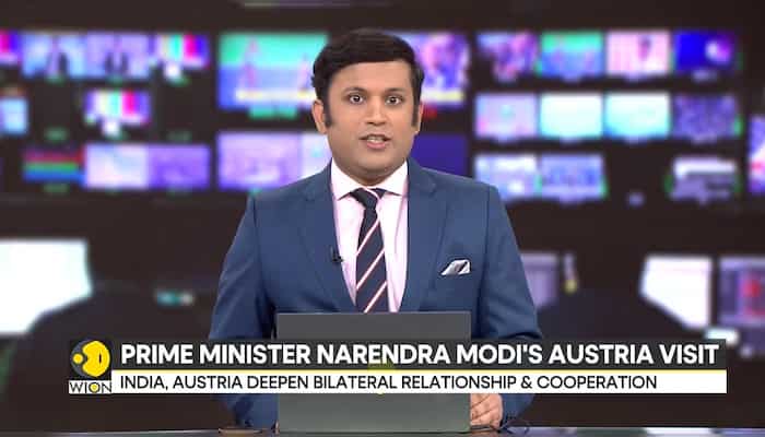 PM Modi's Austria visit: PM Modi welcomed with guard of honour