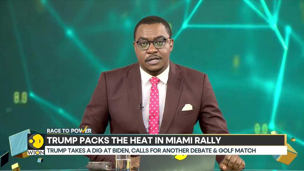US elections: Thousands gather at Trump's Florida rally