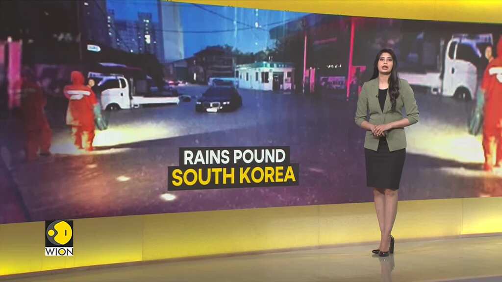 Heavy rains pound South Korea, 4 killed