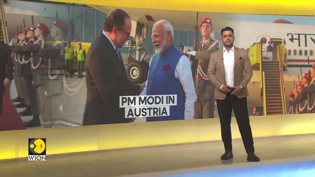 Indian PM arrives in Austria for one-day state visit