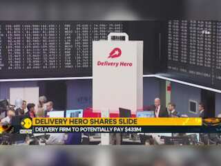Delivery Hero shares slide