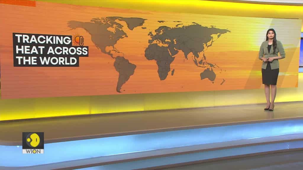 Extreme heatwave across Albania, Serbia, Kosovo & Las Vegas