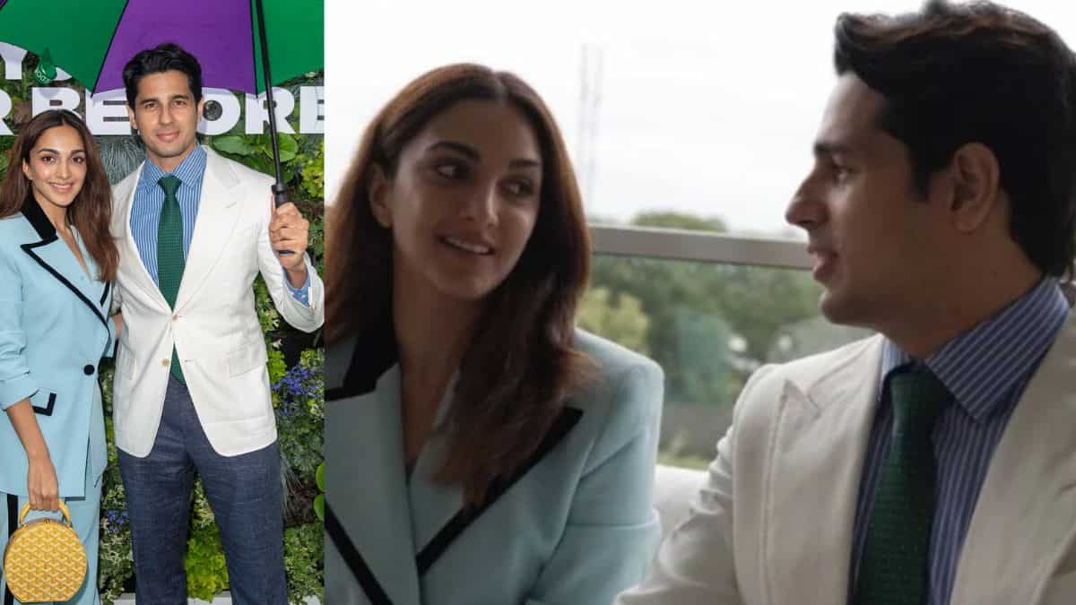Kiara Advani & Sidharth Malhotra suit up to watch the quarter-finals at Wimbledon 2024