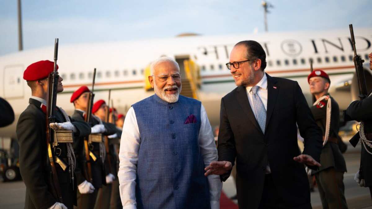 PM Modi arrives in Vienna; First visit by Indian PM in over 40 years