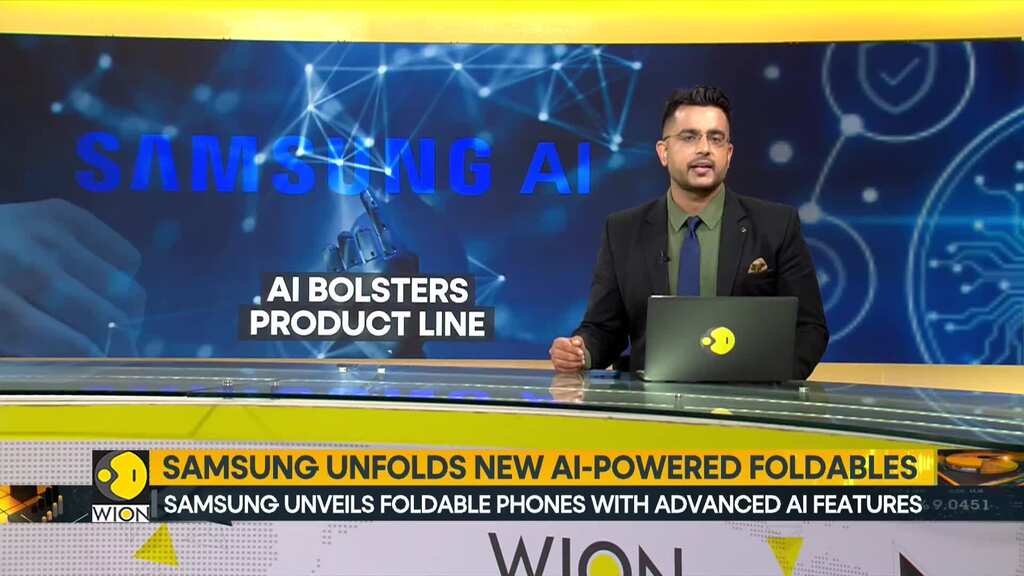 Samsung unveils foldable phones with advanced AI features