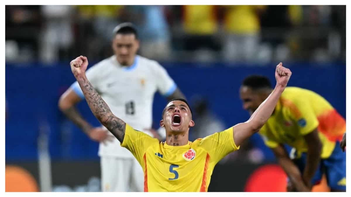 Ten-man Colombia edge past Uruguay 1-0 to book Copa America final