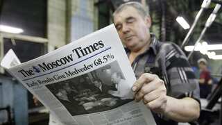 Russia bans Moscow Times in media clampdown