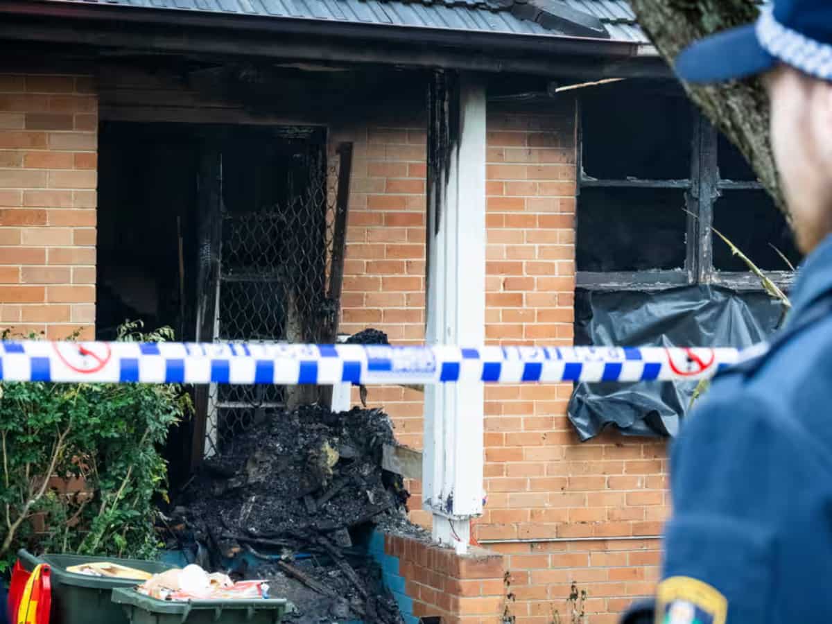 Australian dad allegedly killed three children by setting house on fire and blocking exits
